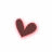 heart-shaped icons with text labels above or beside them, each icon showing a brown heart with red glow on white background