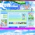 Pixelated static image showing a web browser window with multiple panels and color gradients in blue, green, purple, and pink tones.