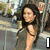 A four- shows a woman with long dark hair in different settings: outdoors with greenery, holding pink balloons, and lying on white fabric, with text overlays