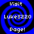 Four identical blue and black spiral patterns with white text reading 'Visit', 'Luke5220', and 'Page!' arranged in a