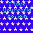Blue background with yellow stars and repeated green text "I love your world so join" in a pattern