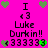Pixelated text and heart symbols on a bright pink background with green and black elements.