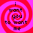 Four identical of a red and pink spiral background with black text reading 'i want you to want me' arranged in a