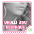 Six grayscale buddy icons with pink borders display a person's face in two states: mouth visible and sunglasses worn, each state repeated three times.