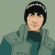 Animated sequence of a character in green vest and dark turtleneck making hand gestures against muted background.