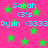 Static image with bright pink background, green stars, and repeated cyan text reading 'Sarah (3's' and 'Ryon (3333'.