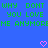 Green pixelated text on blue background with two pink heart icons at bottom, displaying repeated phrases.