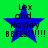 Green background with blue star containing text "Lex and Hayley BBFLS!!!!!" in four identical