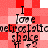 Pixelated red and white checkered background with repeated text "I love metrosexual shake" in black, featuring a small pixel-art figure below the text.