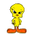 A pixelated yellow cartoon bird with orange feet stands on a gray background next to green text reading "Original Icons .com" on a dark green background.