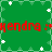 Green background with white star and diamond patterns, red text 'xendra : xendra :' repeated in two