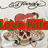 A pixelated image of a skull wearing a red bandana, with text overlays changing across frames.