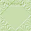 A static square icon with a light green central area bordered by intricate white and pale yellow scrollwork patterns.