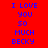 Blue pixelated text "I LOVE YOU SO MUCH BECKY" on red background with green gradient overlay in lower-left corner.