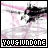 identical pixelated icons featuring a stylized black-and-white figure with pink accents and the text 'TOYSUNDONE' at the bottom