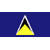 Static pixel art icon featuring a yellow triangle with black and white checkered border on blue background.