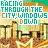 Pixelated graphic with green and orange text reading 'RACING THROUGH THE CITY! WINDOWS DOWN' over a cityscape background.