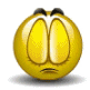 Yellow spherical icon with two oval eyes and a small mouth, showing subtle expression changes