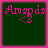 Pixelated pink text 'Angels' with a downward arrow on a dark green background, framed by a pink border.