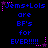 Blue pixelated text on black background repeats 'Jems+Lols are BF's for EVER!!!!!' with pink star accents, arranged in two of three identical units