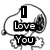 Pixelated cartoon characters with overlaid text: Snoopy with "I Love You," Charlie Brown group with "Yeahh!!!," and two figures with "I HATE U!!" on a white and blue background.