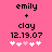Pixelated text and symbols on a solid pink background with two identical static frames showing slight differences in heart positions.