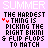 Animated text-based icon with pink background displaying 'SUMMER' and 'THE HARDEST THING IS PICKING THE RIGHT BIKINI FLIP FLOPS TO HATCH', featuring color-coded letter changes across frames.