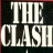 Static 48x48 pixel icon displaying bold white text "THE CLASH" on a dark background with visible dithering and compression artifacts.