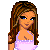 Pixel art buddy icon featuring a female character in preppy attire with visible text "PrEp" on the right side of the image.