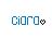 Pixelated text 'CiOPO' with a black and white checkered heart symbol on a light blue pixelated background.
