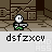 Pixel art character in brown stone background with green and blue projectiles, repeating text below.