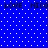 Blue background with white dots and repeating black text 'LOVE · NICO' in two horizontal