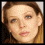 A pixelated of four showing a person with light brown hair in varying expressions and angles against neutral backgrounds