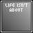 A grayscale animated sequence displays evolving text on a gradient background, forming the phrase "LIFE ISN'T ABOUT WAITING FOR THE STORM TO PASS IT'S ABOUT LEARNING TO DANCE IN THE RAIN."