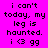 Pixelated text on bright pink background with repeated phrases and symbols in black.
