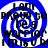 Blue and white spiral background with black text reading "I AM PROUD TO BE A WARRIOR I'M S U B M I S U B" in four identical quadrants.