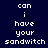 Pixelated text with dark blue background and white letters, featuring pink highlight bars over individual words across multiple