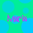 Green background with blue circles and four instances of the name 'Maria' in pink text.