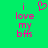 Green background with pink text reading 'i love my bffs' and a pixelated heart symbol above the word 'love'.