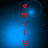 Red vertical text 'emily' on blue gradient background with shifting light effects across four