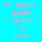 Pixelated text and symbols on four colored backgrounds with identical layout across all