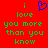 Red background with green pixelated text reading "i love you more than you know" and a blue heart symbol above the first 'i'.