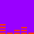 Purple background with red horizontal bars arranged in two , some bars longer than others, no text or figures present