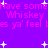 Purple background with repeated pink text 'Have some Whiskey es ya' feel les ya' feel' and scattered white star shapes.
