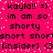 Pixelated text repeats across a bright pink background with scattered white dots, forming a dense wordwall of phrases and symbols.