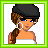 Pixelated cartoon character with braided hair and black beret next to red background with "#1 Italian Mami" text in green and white pixel font.