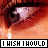 nine pixelated eye close-ups with tears, each paired with text in a black-and-white banner below