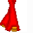 Pixel art collage of four distinct character and text elements in a with white background