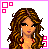 Pixelated image of a woman in red bikini with long curly hair, followed by text phrases forming 'if lost take me to the nearest beach' on white background.