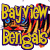 Pixelated tiger mascot with blue eyes and orange-black stripes, overlaid with yellow text reading "Bayview Bengals" on left side.